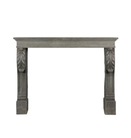 Maison Leon Van den Bogaert Napoleon III Stone Fireplace Surround