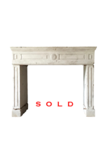 Classic Timeless French Limestone Fireplace Surround