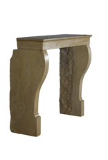 Maison Leon Van den Bogaert Minimal Stone Fireplace Surround