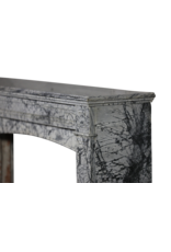 Maison Leon Van den Bogaert Kaminmaske aus Bleu-Turquin-Marmor