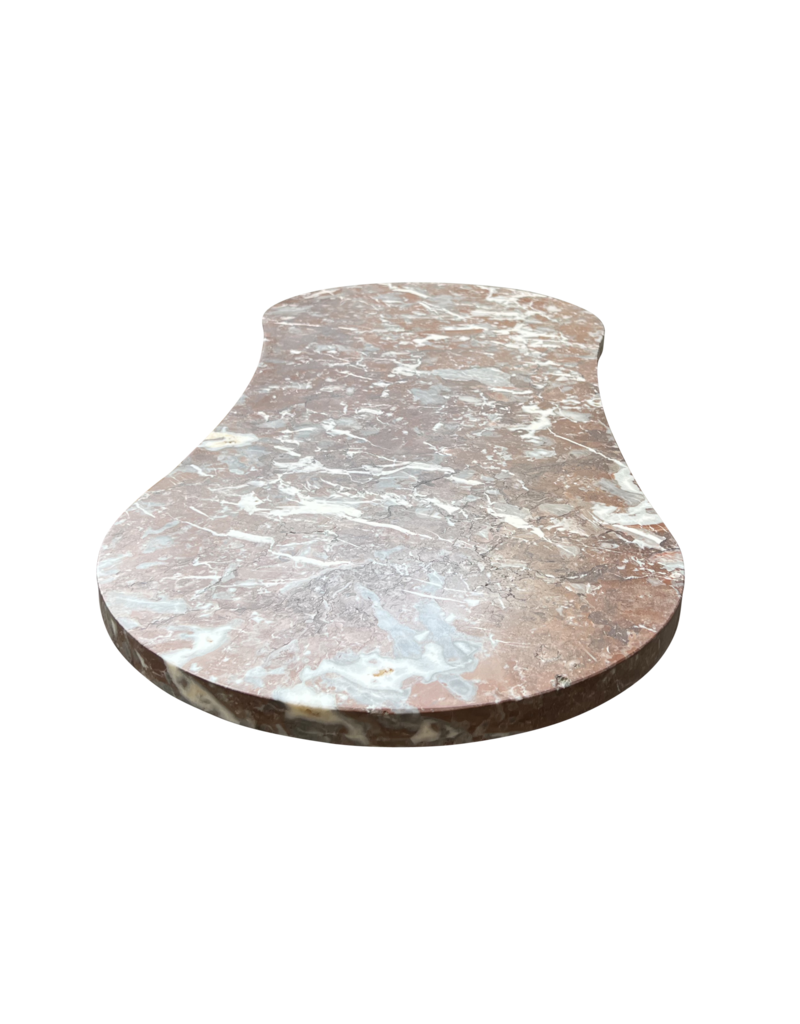 145 Cm Long Out Of Line Shape Marble Table Top