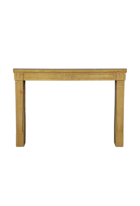 Maison Leon Van den Bogaert Louis XVI Style Honey Color Stone Fireplace