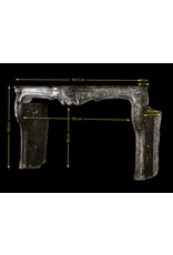 Maison Leon Van den Bogaert Französischer Statement-Kamin aus fossilem Stein