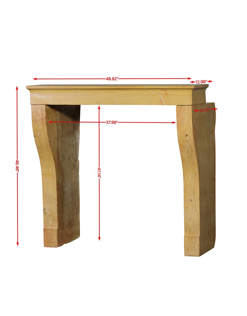 Maison Leon Van den Bogaert Eleganter französischer Steinkamin