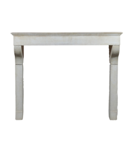 Maison Leon Van den Bogaert Grand Beige Limestone Fireplace Surround