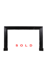 Black Belgian Marble Bolection Fireplace Surround