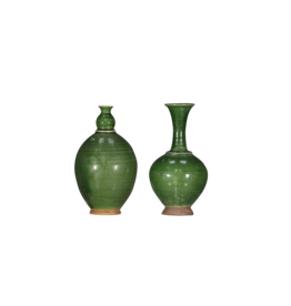 Maison Leon Van den Bogaert Paire De Vases Décoratifs