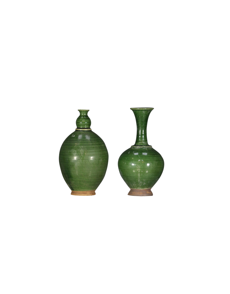 Maison Leon Van den Bogaert Paire De Vases Décoratifs