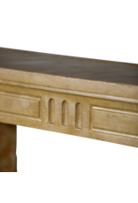 Maison Leon Van den Bogaert Louis XVI Style Honey Color Stone Fireplace