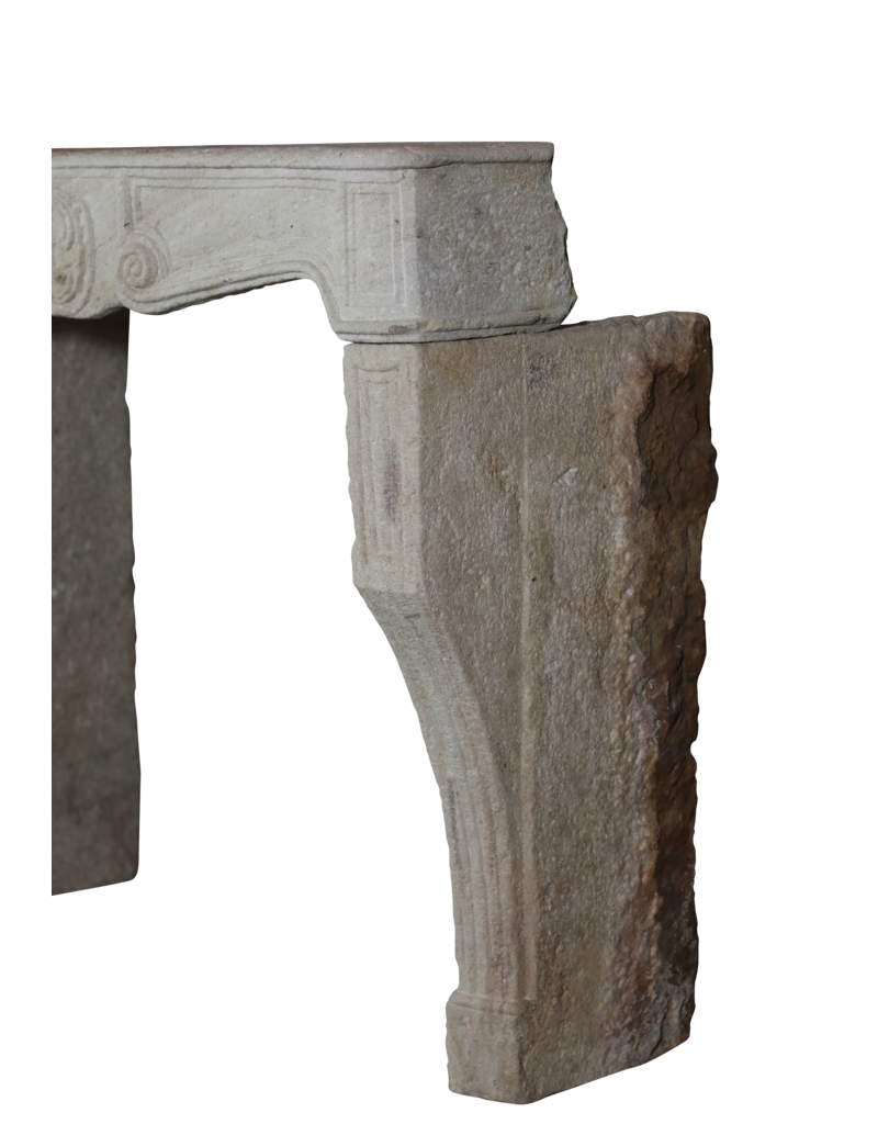 Maison Leon Van den Bogaert Rustic French Feeling Stone Fireplace