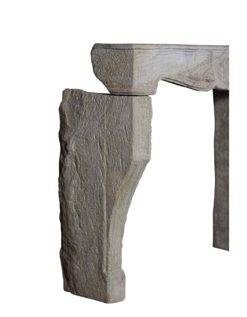 Maison Leon Van den Bogaert Rustic French Feeling Stone Fireplace