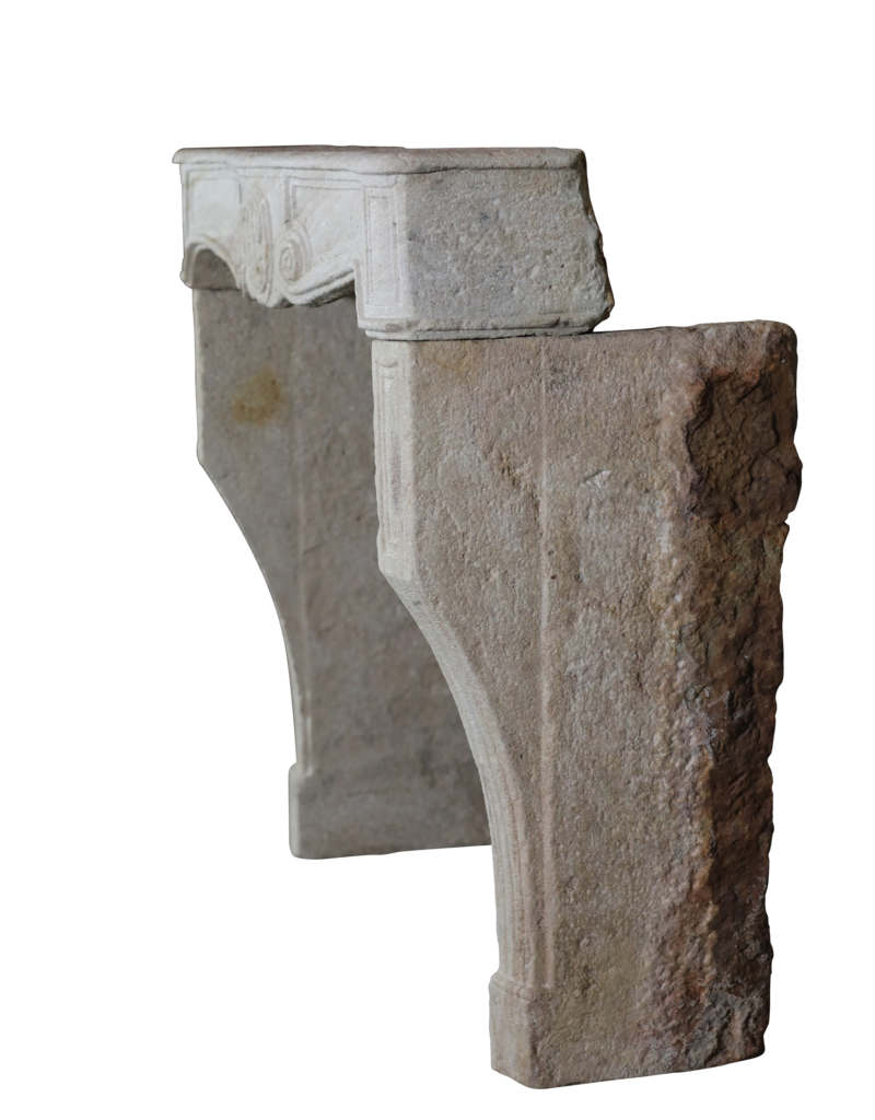 Maison Leon Van den Bogaert Rustic French Feeling Stone Fireplace