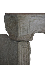Maison Leon Van den Bogaert Rustic French Feeling Stone Fireplace