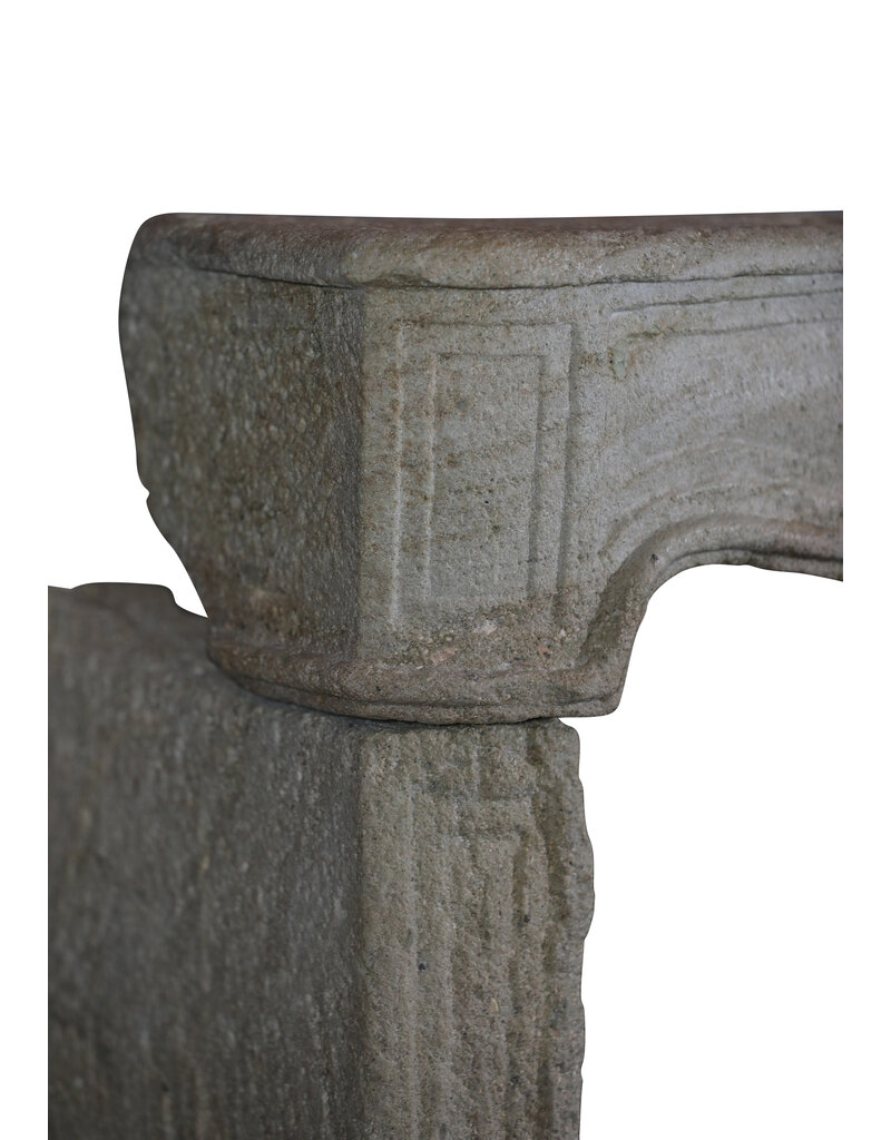 Maison Leon Van den Bogaert Rustic French Feeling Stone Fireplace