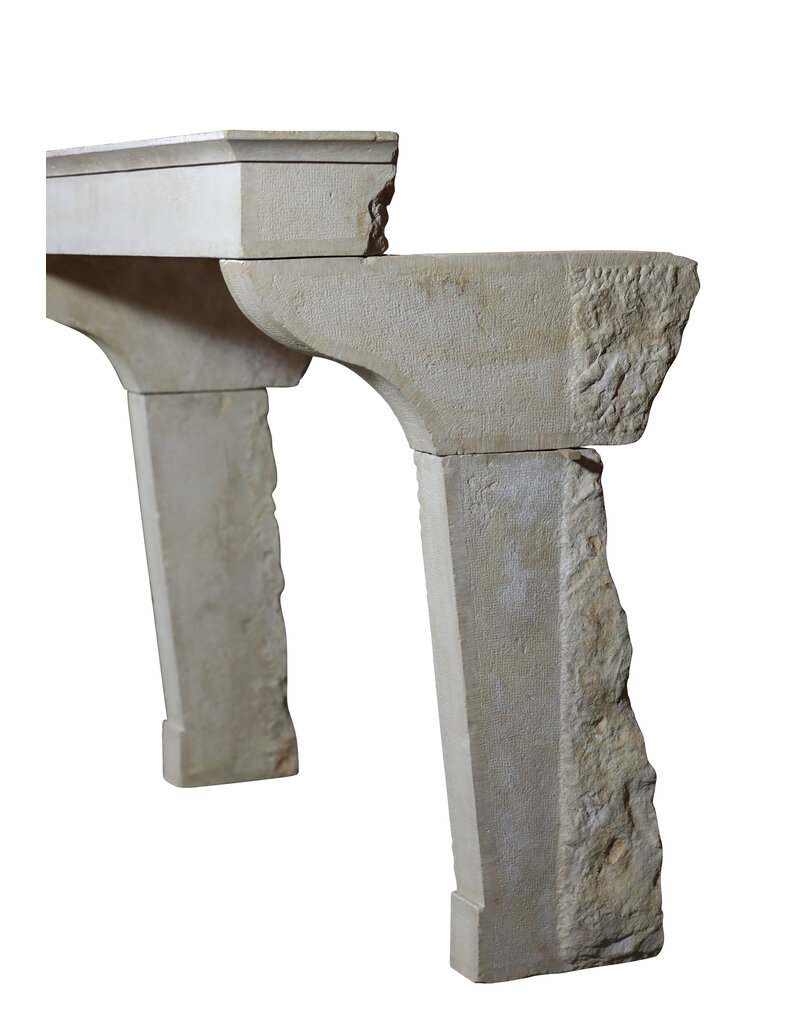 Grand Beige Kalkstein-Kaminverkleidung