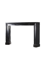 Black Belgian Marble Bolection Fireplace Surround