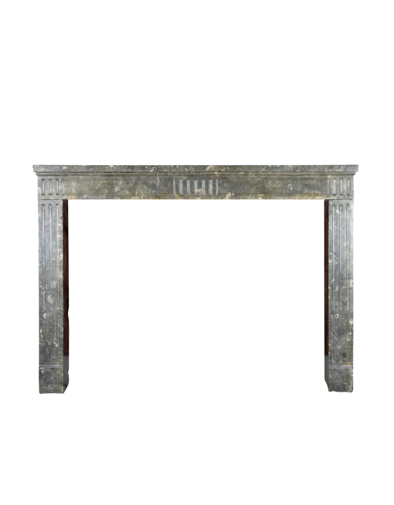 Maison Leon Van den Bogaert Timeless Chic French Fossil Stone Fireplace Surround
