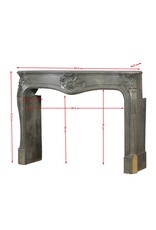 Maison Leon Van den Bogaert Luxuriöser französischer Kamin aus der Régence-zeit