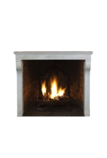 White Limestone Fireplace From France