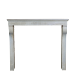Maison Leon Van den Bogaert White Limestone Fireplace From France