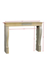 Maison Leon Van den Bogaert Kleine Bourgondische Open Haard In Tweekleurige Steen