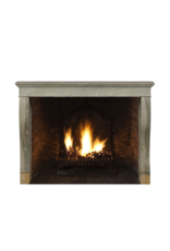 European Fireplace In Grey-Green-Bleu Stone