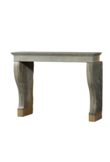 Maison Leon Van den Bogaert European Fireplace In Grey-Green-Bleu Stone