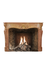Maison Leon Van den Bogaert Chimenea Chateau En Piedra Rosa Borgoña