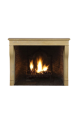 Honey Color Stone French Fireplace Surround