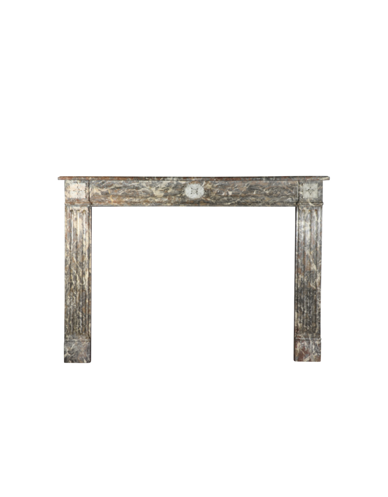 Classic Belgian Marble Antique Fireplace Surround