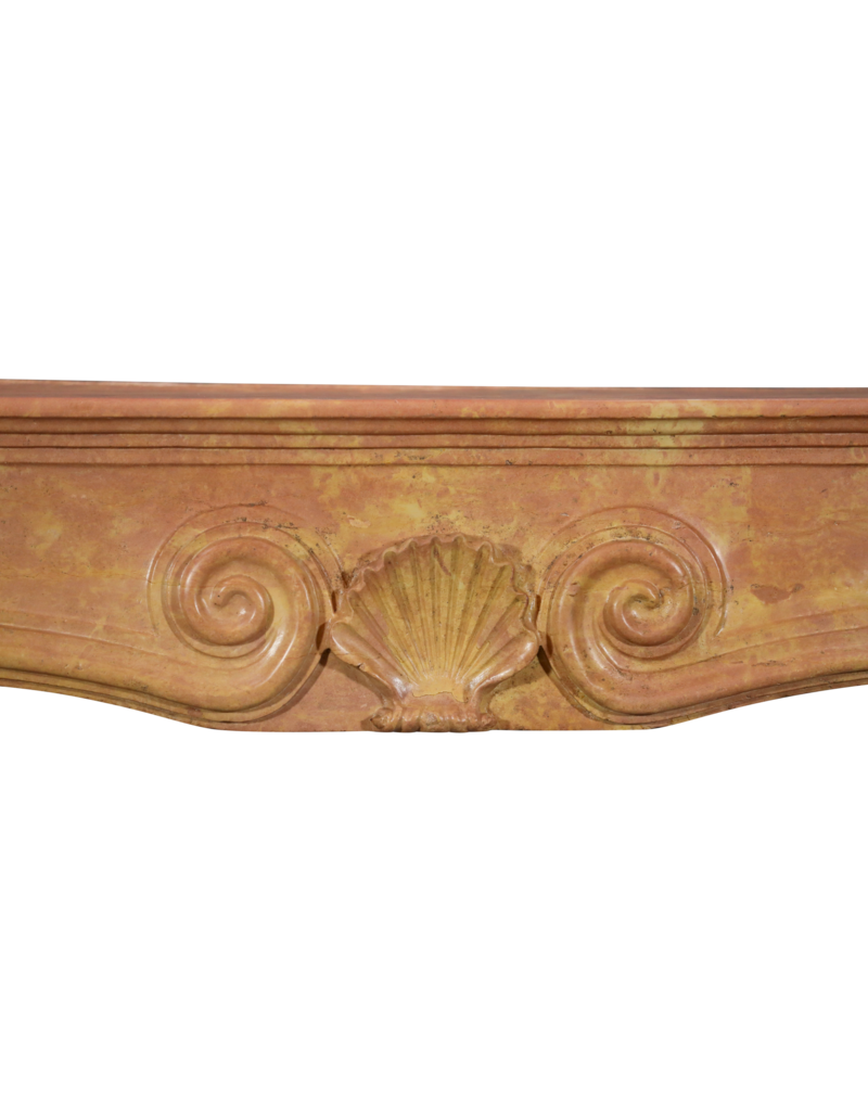 Maison Leon Van den Bogaert Cheminée De Château En Pierre De Bourgogne Rose