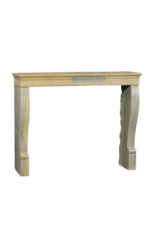 Maison Leon Van den Bogaert Small Burgundian Fireplace In Bicolor Stone