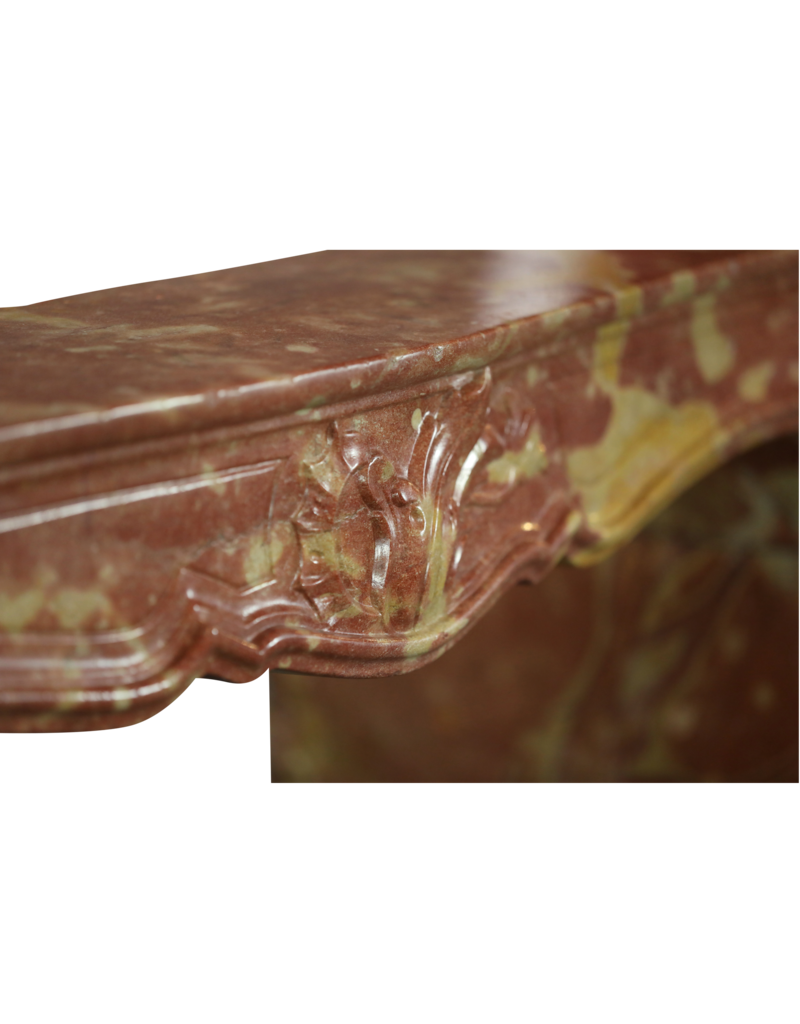 Maison Leon Van den Bogaert Mehrfarbiger französischer Kamin aus der Régence-zeit