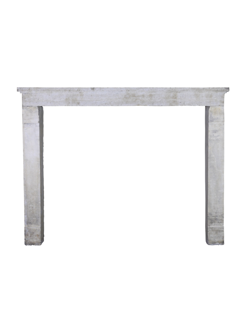 French Country Limestone Fireplace Mantel