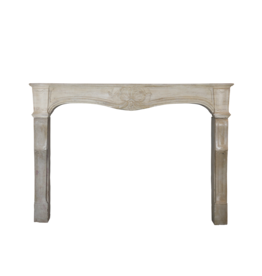 Traditional Limestone Fireplace