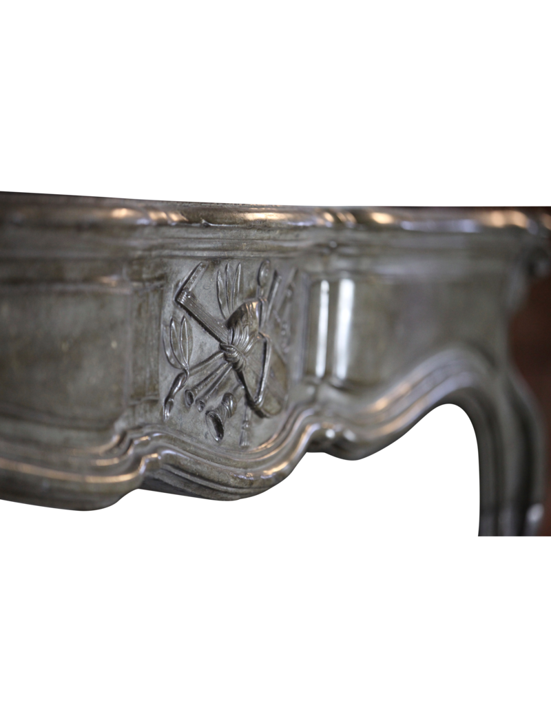 Exceptionnelle Cheminée D'époque Directoire En Pierre D'époque Directoire