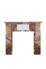 Maison Leon Van den Bogaert Fine Art-déco-Zeit antike Kaminumrandung in Onyx mit paradise birds