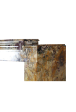 Maison Leon Van den Bogaert Statement Art-Deco Marble Fireplace