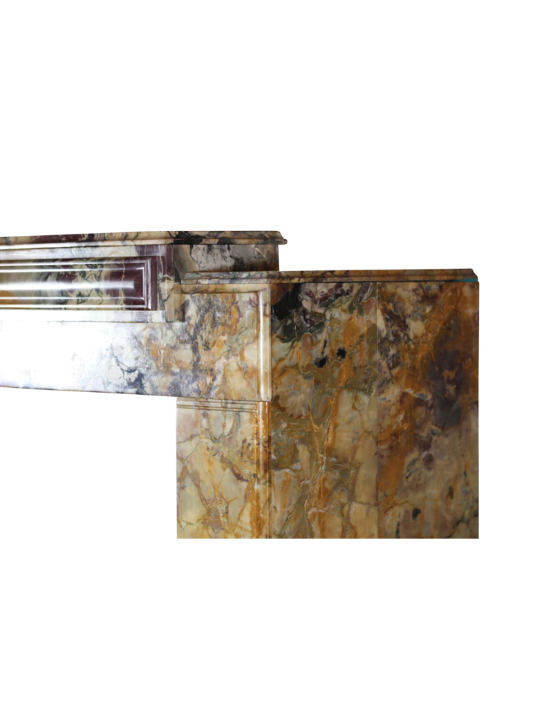 Maison Leon Van den Bogaert Statement Art-Deco Marble Fireplace