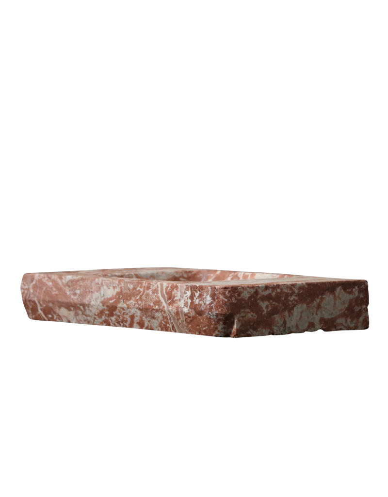 Maison Leon Van den Bogaert Reclaimed Sink In Rouge Languedoc Marble