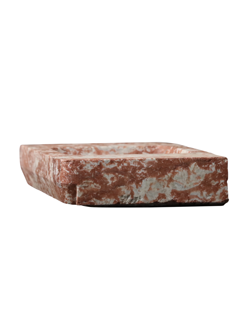 Maison Leon Van den Bogaert Reclaimed Sink In Rouge Languedoc Marble