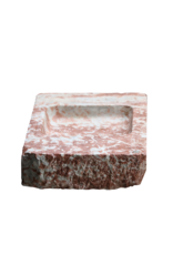 Maison Leon Van den Bogaert Reclaimed Sink In Rouge Languedoc Marble
