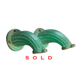 Maison Leon Van den Bogaert Pair of Antique Water Spout In Cast Iron