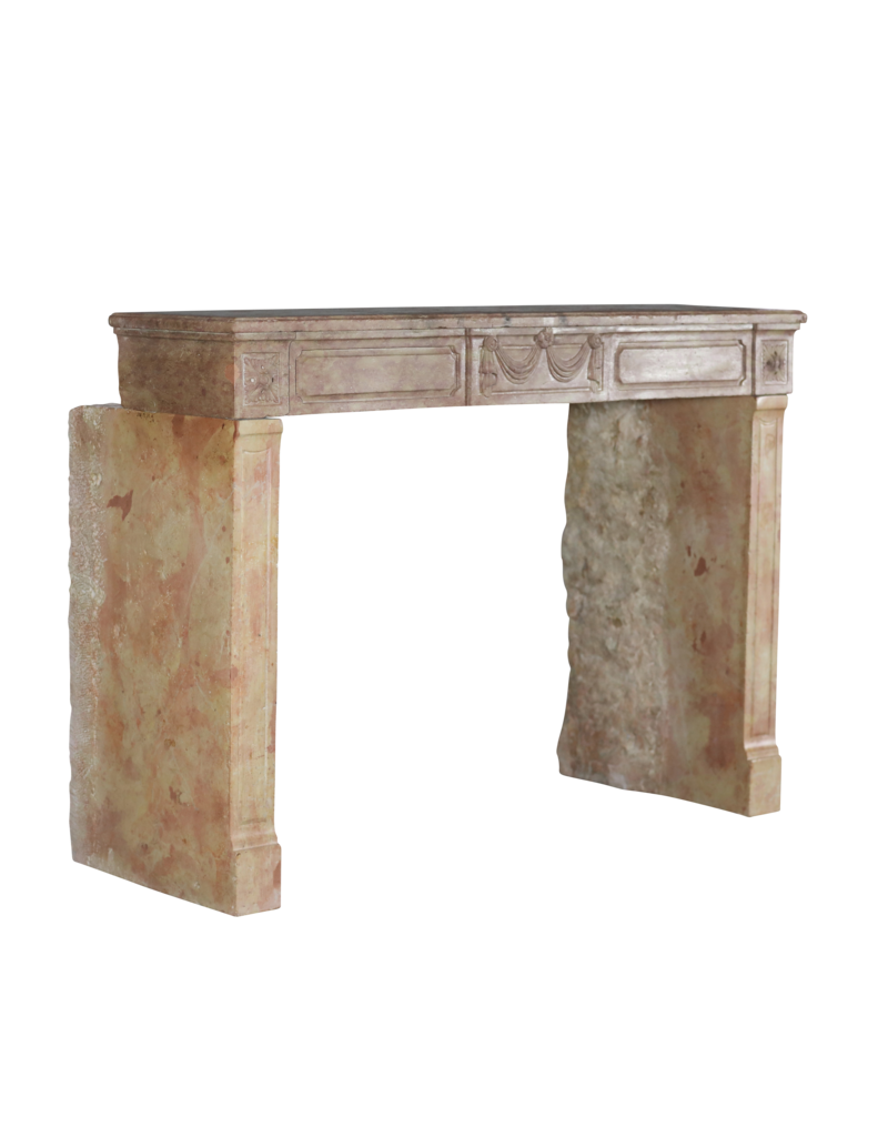 Rustic 18Th Century Stone Fireplace Surround Element