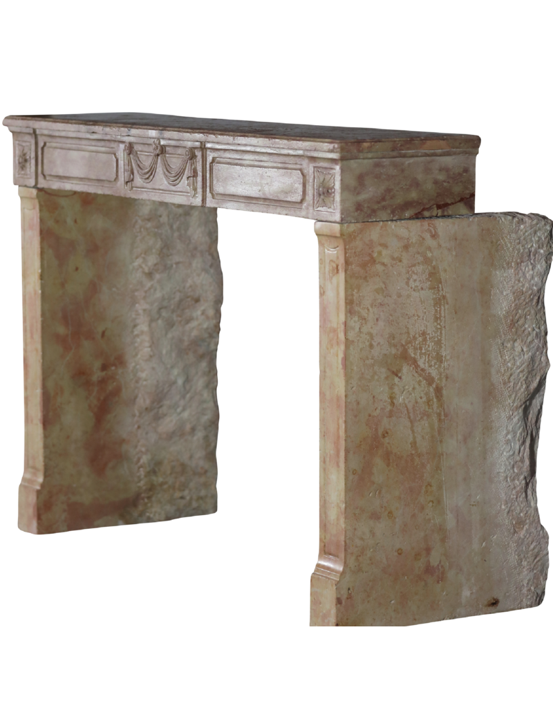 Rustic 18Th Century Stone Fireplace Surround Element