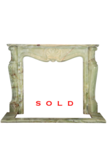 Green Onyx Classic Fireplace Mantle