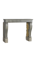 Maison Leon Van den Bogaert Elegante 19E-Eeuwse Franse Hardstenen Schouw Mantel