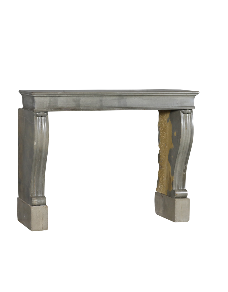 Maison Leon Van den Bogaert Elegante Marco De Chimenea Francés De Piedra Dura Del Siglo Xix