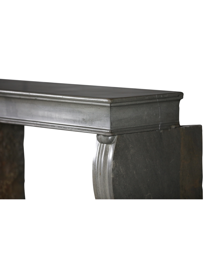 Elegant 19Th Century French Hardstone Fireplace Surround