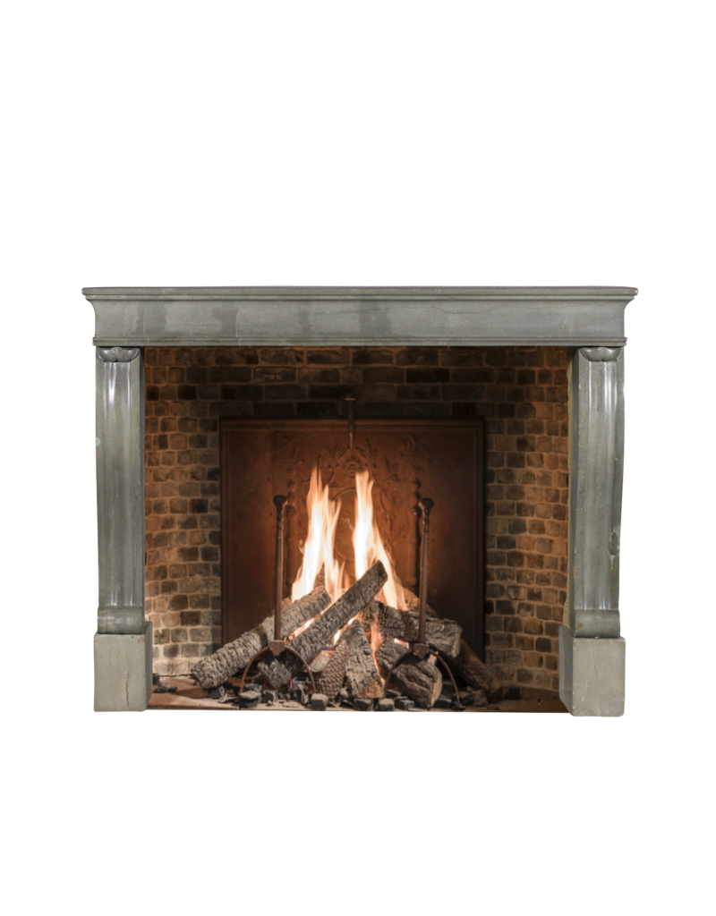 Elegant 19Th Century French Hardstone Fireplace Surround